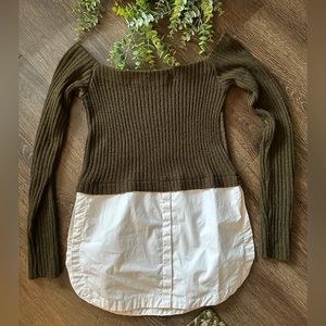 The Impeccable Pig attached sweater shirt